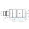 Coupling 3CFPV - socket - 3/4 "UNF