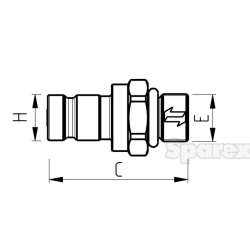 Diagnose Kupplung - Stecker - M14x1,5 O