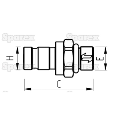 Diagnose Kupplung - Stecker - M14x1,5 O