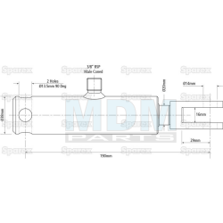 DISPLACEMENT CYLINDER-20MM