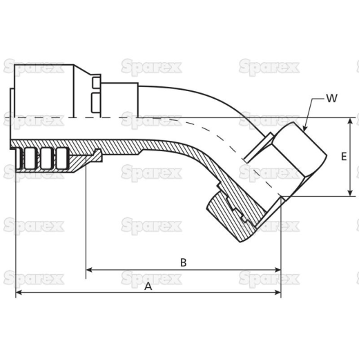 Dichtkopf 135 Grad M14 NW6