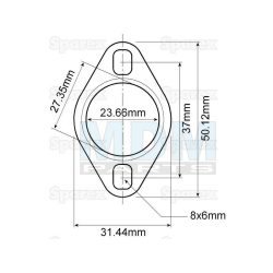 Console parts for Bowden cables