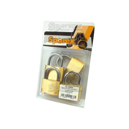 AGRIPAK-6 PADLOCKS & 3 KEYS