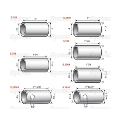 COMPAK-CAT 2-3 CONV.BUSHES