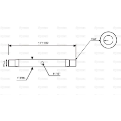 CENTRE TUBE 286MM