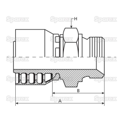 Anschlusszapfen BSP 1/4x19 DN6