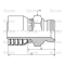 Anschlusszapfen BSP 1x11 DN25