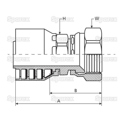 Dichtkopf JIC 7/16x20 NW6