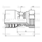 Dichtkopf JIC 7/16x20 NW6