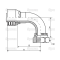 Dichtkopf JIC 90G 7/16x20 NW6