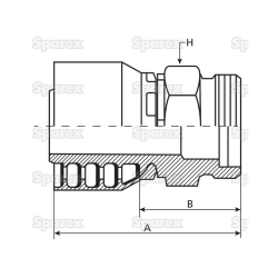 Anschlusszapfen M14x1,5 DN6