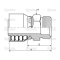 Anschlusszapfen M18x1,5 DN8