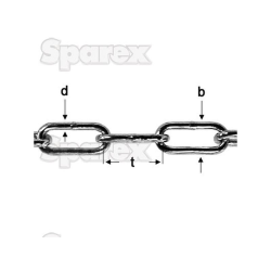 Chain -high strength M10 x 30M DIN5687