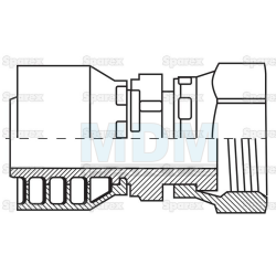 Dichtkopf ORFS 11/16 NW8