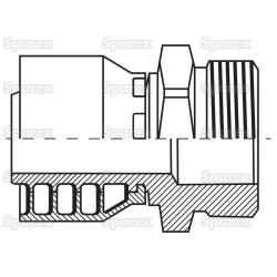 Anschlusszapfen ORFS 11/16 DN10