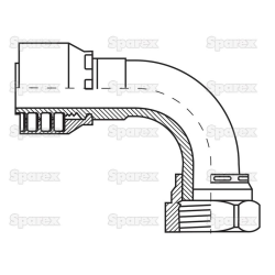 Dichtkopf 90G ORFS 9/16 NW6