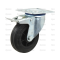 CASTOR WHEEL-RUB. BRAKE-200MM