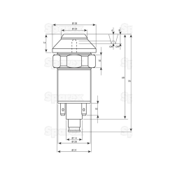 All-wheel drive pressure switch (G117901021030)