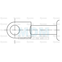 Gasdruckd&auml;mpfer 500mm lang 210mm Hub 400N Kraft f&uuml;r 8mm Bolzen