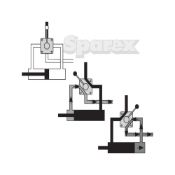 4-way valve (on flange plate)