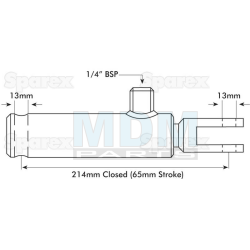 DISPLACEMENT CYLINDER-25MM