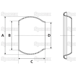 Weld-on piece 6  I