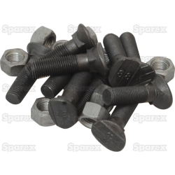 BOLT & NUT-7/16"X45 (10) A`PAK