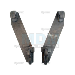 Coupling plate set, straight