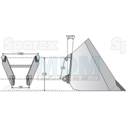 Coupling plate set