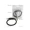 Battery cable insulated 450mm Agripack