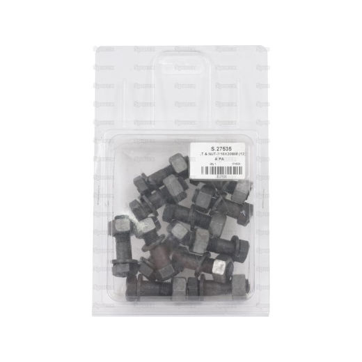 BOLT & NUT-7/16X20MM (12) A`PA