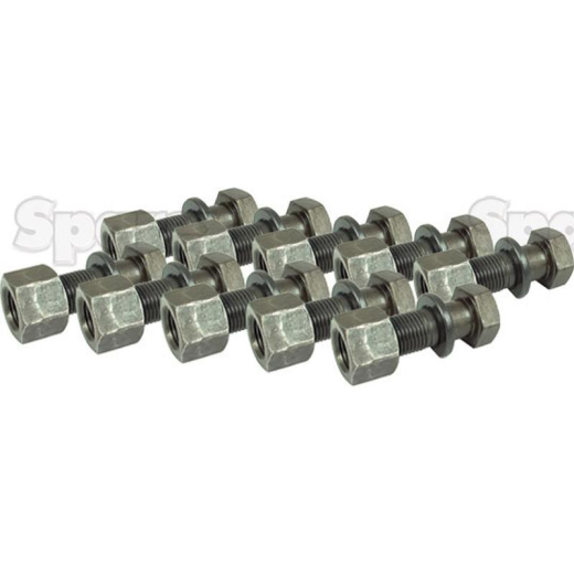 BOLT & NUT-1/2X1.1/2 (10) A`PA