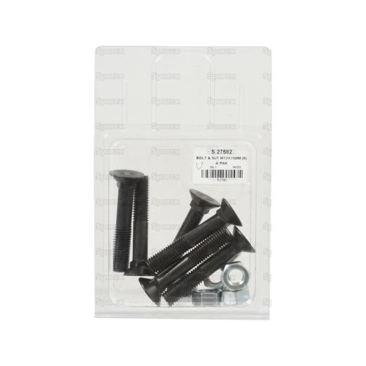 BOLT & NUT-M12X70MM (6) A`PAK