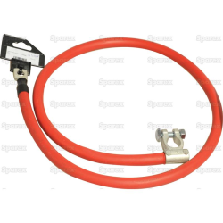 BATTERY STRAP-450MM RED PVC