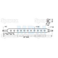 DRAWBAR-90X44MM-CAT 2