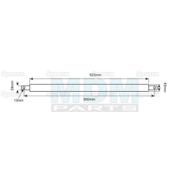 Coupling shaft cat 2