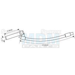 Coupling bolt with tension protection 31x160x350