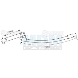 Coupling bolt 31x160x650 mm