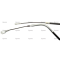 Brake control cable handbrake (3232912R3)