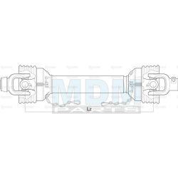 PTO shaft (W2200) 1210mm