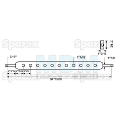 DRAWBAR CAT.2-63X30