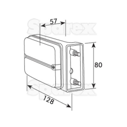 Case left front position light