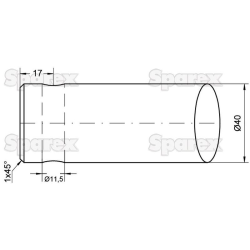 Chilton tines (bolt fastening) 1200mm