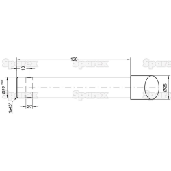 Bent prongs (bolt fastening)