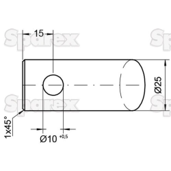 Bent prongs (bolt fastening)