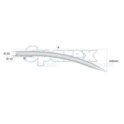 Bent prongs (bolt fastening)