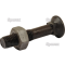 BOLT & NUT-M11X60MM 8.8