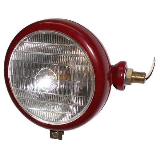 red tractor lamp