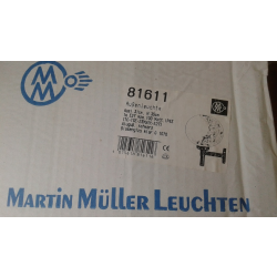 Martin M&uuml;ller&reg; Wandau&szlig;enleuchten gut gebraucht! Aus Alugu&szlig; schwarz