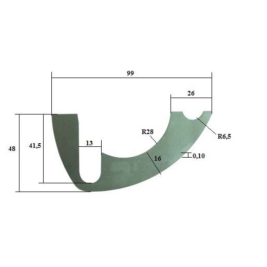 Pivot Housing Gasket Fiat 4WD .15mm